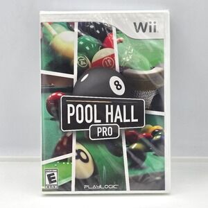 Pool Hall Pro (Nintendo Wii, 2009) Brand New Factory Sealed Authentic